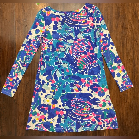 Lilly Pulitzer Paradis Dress Hit The Spot Size XXS Coastal Chic Nautical Beach - Picture 9 of 16